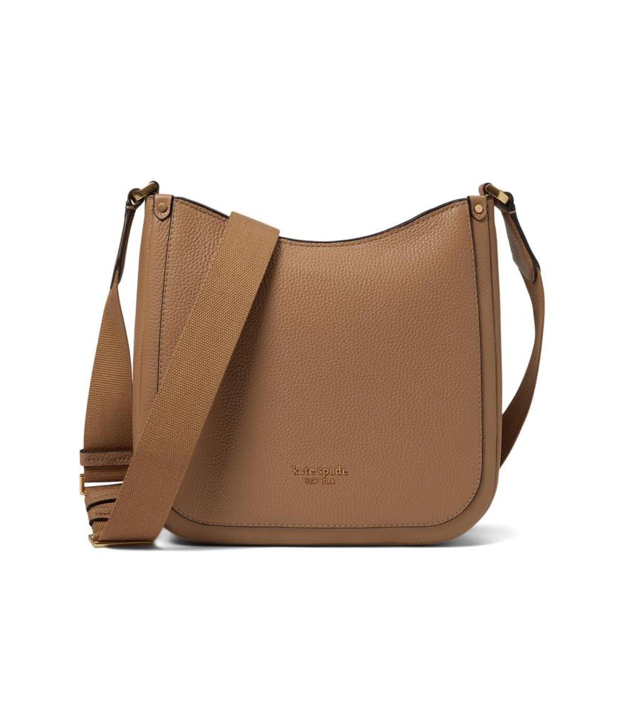 Roulette Pebbled Leather Medium Messenger