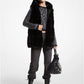 Quilted Faux Fur Hooded Vest