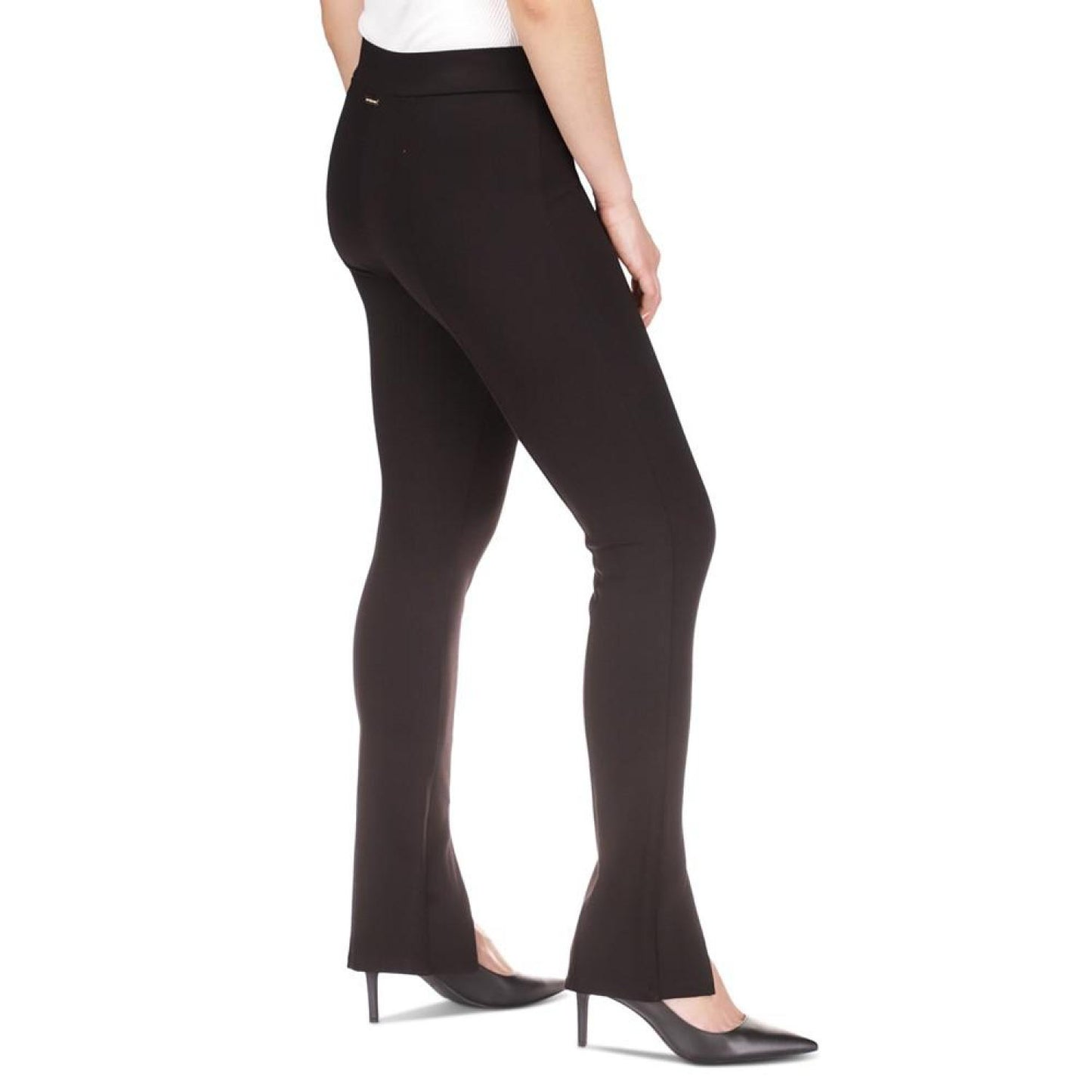 Women's Slit-Hem Leggings, Regular & Petite