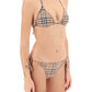 Burberry check bikini set