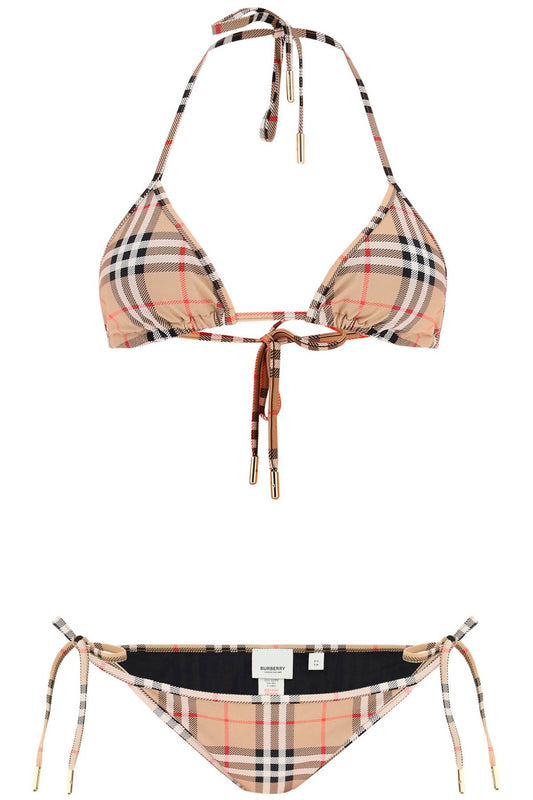 Burberry check bikini set