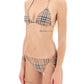 Burberry check bikini set