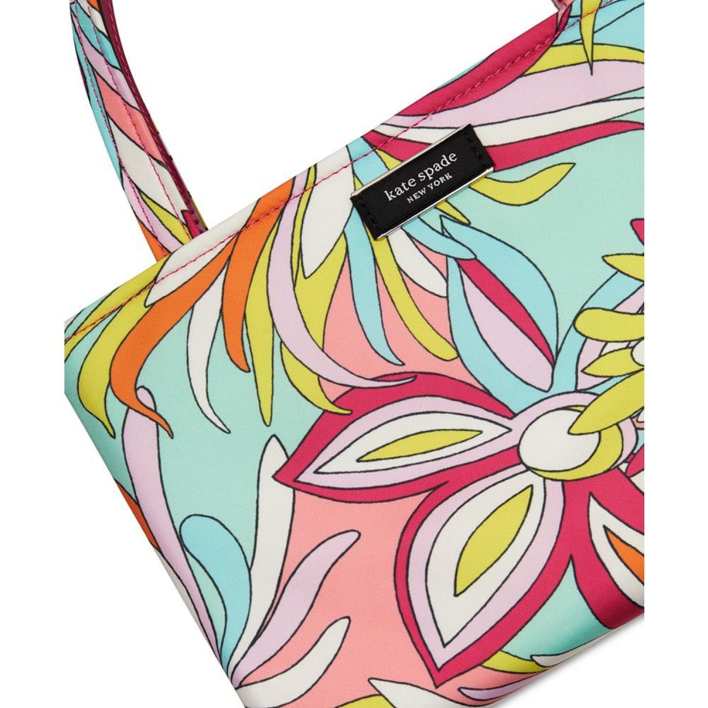 Sam Icon Anemone Floral Printed Fabric Small Tote