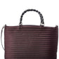 Gucci Black Leather Bamboo Tote (Authentic Pre-Owned)