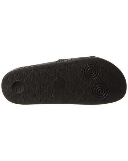 Gucci Microguccissima Leather Slide