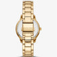 Mini Tibby Gold-Tone Pavé Watch and Bracelet Gift Set