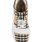 Burberry check sneakers