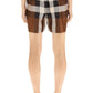 Burberry exploded check silk shorts