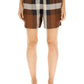 Burberry exploded check silk shorts