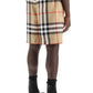 Burberry bradeston shorts in check silk
