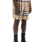 Burberry bradeston shorts in check silk