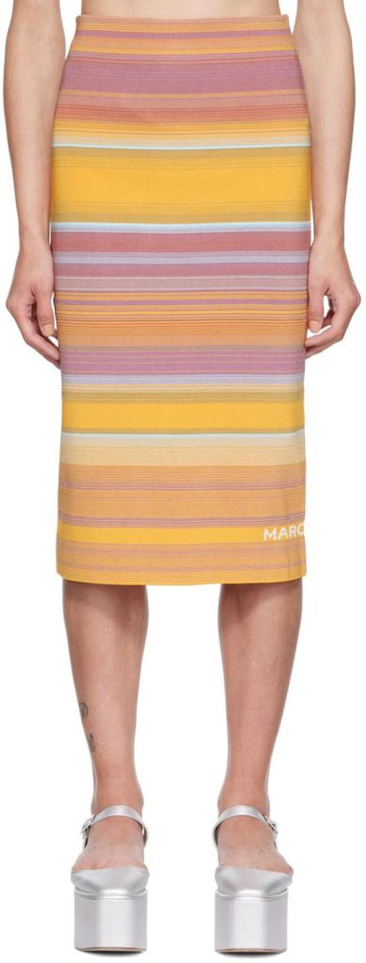 Purple 'The Tube Skirt' Midi Skirt