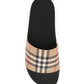 Burberry tartan slides