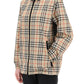 Burberry giacca a vento everton con motivo tartan