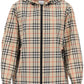 Burberry giacca a vento everton con motivo tartan