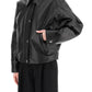 Burberry embroidered ekd leather jacket