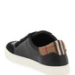 Burberry low-top leather sneakers