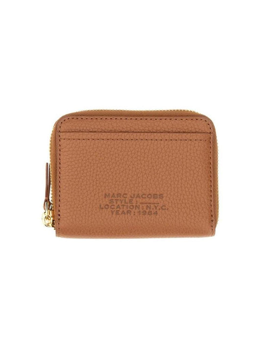 Marc Jacobs Logo Embossed Zip-Around Wallet