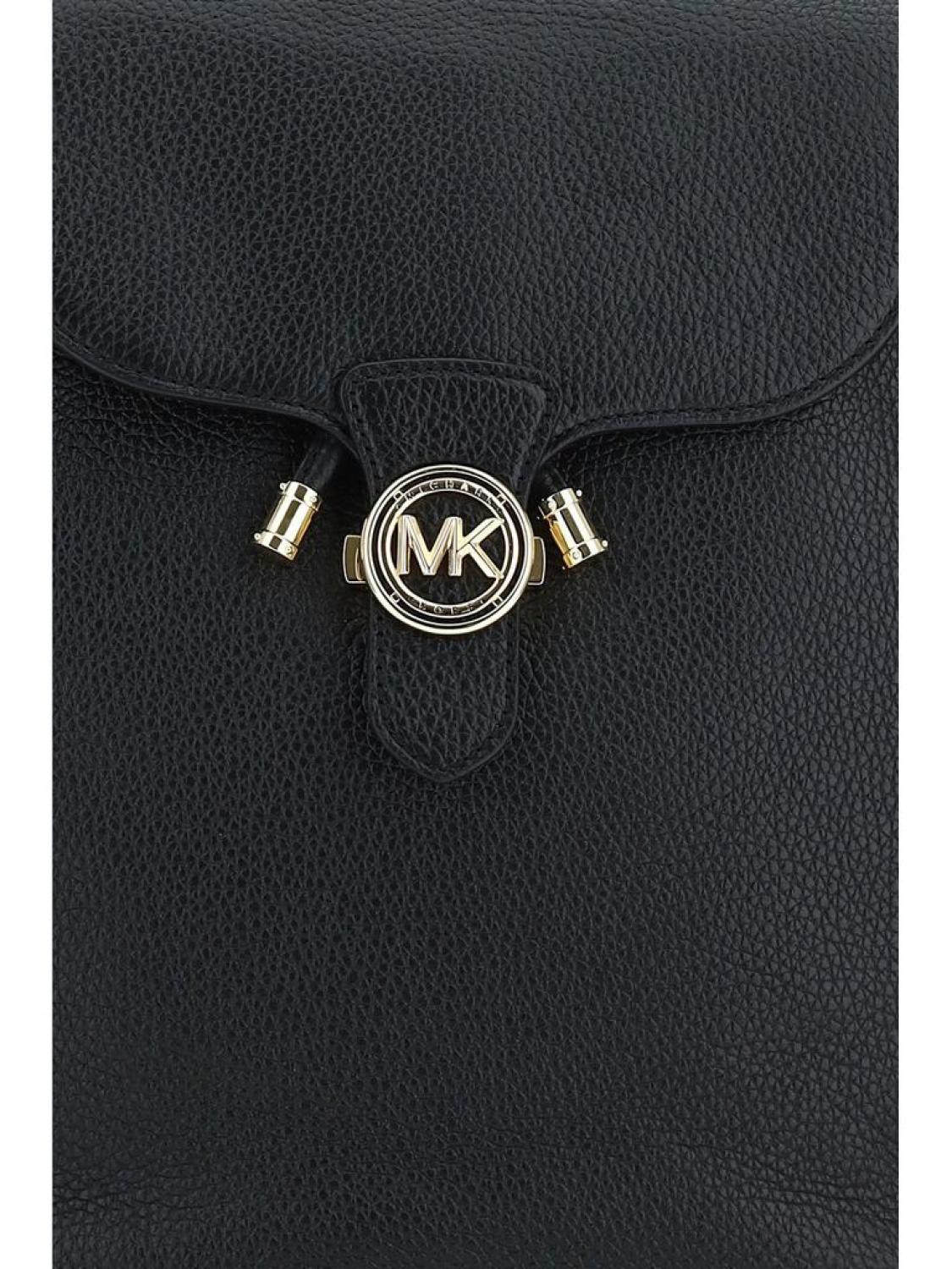 Michael Michael Kors Logo Plaque Drawstring Backpack