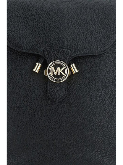 Michael Michael Kors Logo Plaque Drawstring Backpack