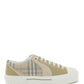 Burberry vintage check &amp, leather sneakers