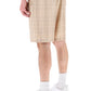 Burberry tartan silk shorts