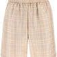 Burberry tartan silk shorts