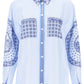 Burberry shirt in printed silk