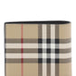 Burberry bifold wallet with check motif