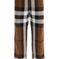 Burberry check track pants