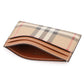 Burberry card holder with tartan pattern