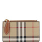 Burberry check coin purse with chain strap