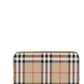 Burberry large zip-around check wallet