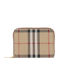 Burberry zip-around check wallet