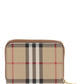 Burberry zip-around check wallet
