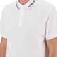 Burberry polo with striped collar