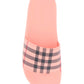 Burberry tartan rubber slides