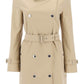 Burberry montrose double-breasted trench coat