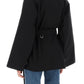 Burberry 'ness' double-breasted raincoat in cotton gabardine