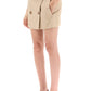 Burberry gabardine mini trench skirt