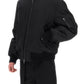 Burberry 'graves' padded bomber jacket with back emblem embroidery