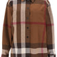 Burberry avalon overshirt in check flannel