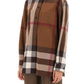 Burberry avalon overshirt in check flannel