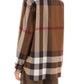 Burberry avalon overshirt in check flannel
