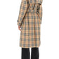 Burberry check trench coat