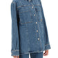 Burberry 'bensen' denim overshirt