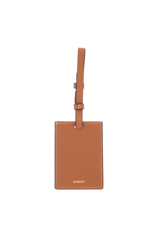 Burberry check luggage tag