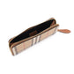 Burberry check faux leather wallet