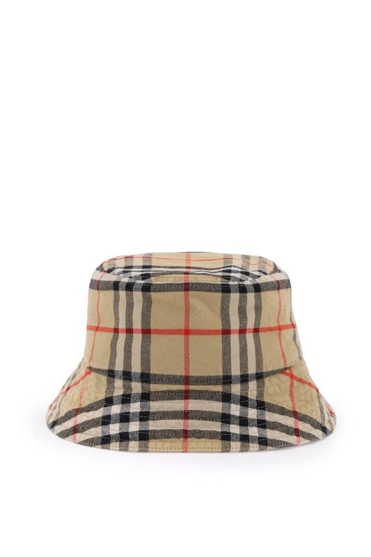 Burberry check cotton bucket hat