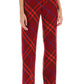 Burberry burberry check wool pants